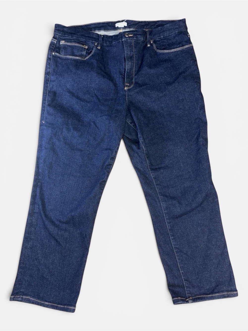 Good American Good Straight Jeans Dark Wash Size 28-32